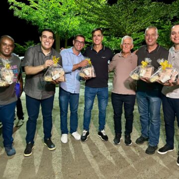 Pazolini, Erick Musso e Evair de Melo se reúnem em Montanha, no norte capixaba, nesta sexta (6)