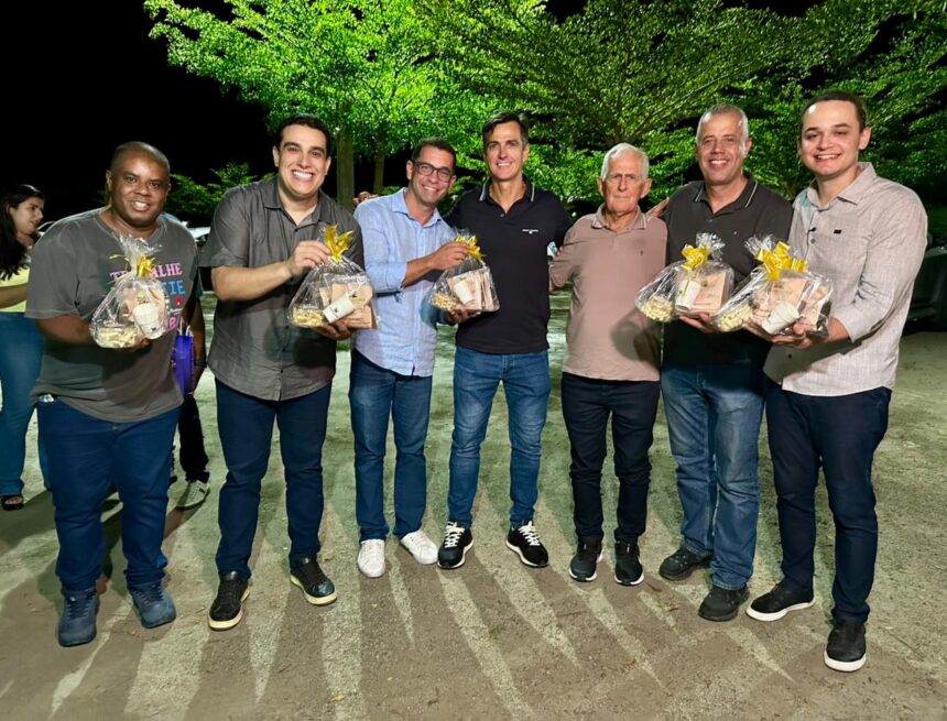 Pazolini, Erick Musso e Evair de Melo se reúnem em Montanha, no norte capixaba, nesta sexta (6)