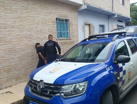 Guarda Municipal detém suspeito com 140 pinos de cocaína em Nova Palestina