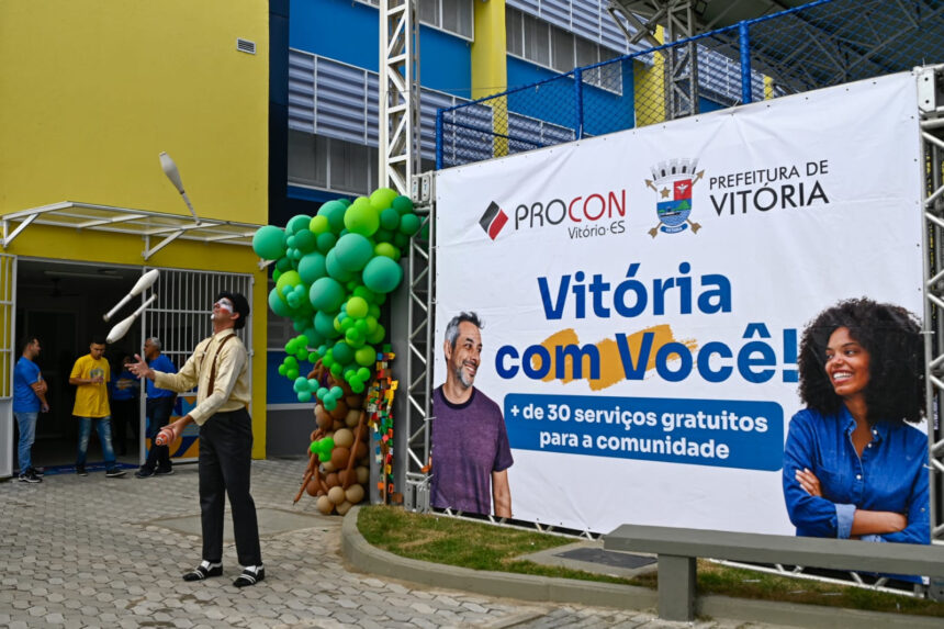 Vitória com Você Vitória com Você: 1º mutirão de 2026 leva vários serviços a nova escola de Nova Palestina no sábado