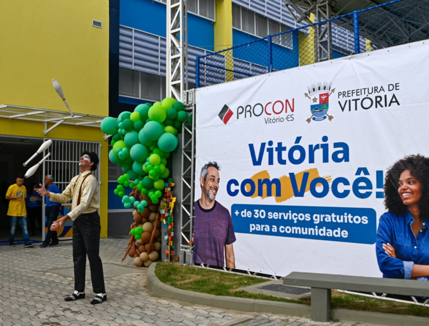 Vitória com Você Vitória com Você: 1º mutirão de 2026 leva vários serviços a nova escola de Nova Palestina no sábado