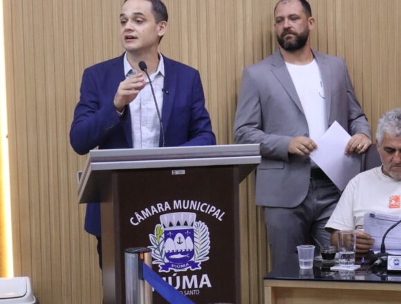 Ex-prefeito de Vitória, Lorenzo Pazolini foi homenageado em Piúma
