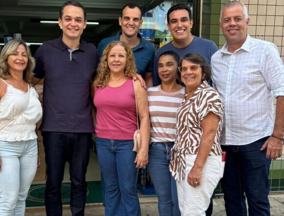 PHOTO-2026-05-11-11-43-41 Pazolini, Erick Musso, Evair de Melo e Alcântaro são calorosamente recebidos na festa de aniversário de João Neiva