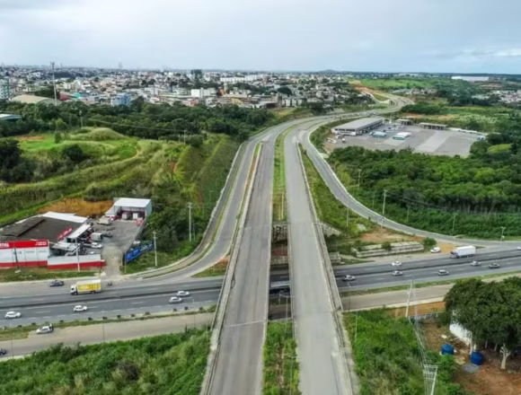 thumb-videos-g1-14- Início do novo trecho da BR-447, que vai ligar a BR-101 até a Rodovia Leste-Oeste — Foto: Fernando Madeira/Rede Gazeta